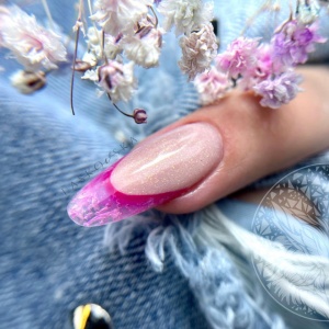 Acrylgel Porcelain Sparkle Gel Sticky Edition Laskovska Light Nude MollyLac 15 g Hema Free & TPO free - Img 3