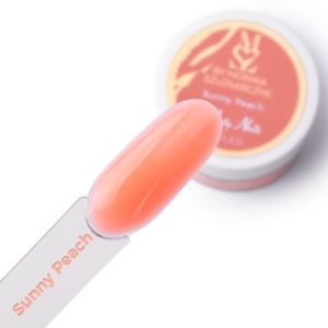 Builder gel Molly Nails Milky Dreams Sunny Peach by Monika Szlósarczyk HEMA Free