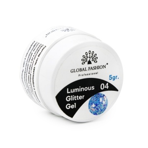 Gel color cu sclipici Luminous Glitter Gel 5 gr 04