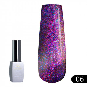 Oja Semipermanenta Fairy cat eyes gel , Global Fashion 8 ML, 06