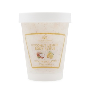 Scrub pentru corp, Global Fashion, Body Scrub, cocos și lămâie, 300 g - Img 3