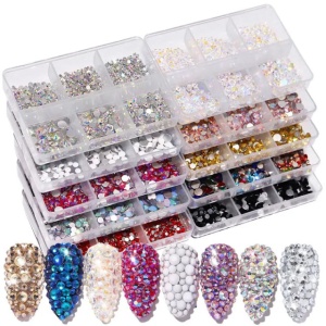 Set strasuri Crystal White Opal