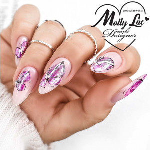 Water Ink MollyLac ART acuarela pentru decoratiuni Hema / di-Hema free No 31 METALIC - Img 4