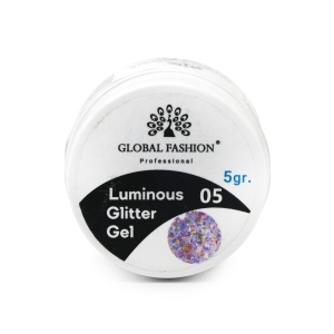 Gel color cu sclipici Luminous Glitter Gel 5 gr 05