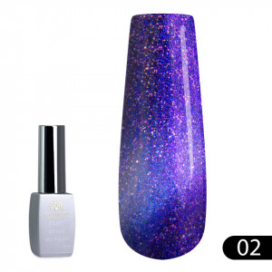 Oja Semipermanenta Fairy cat eyes gel , Global Fashion 8 ML, 02