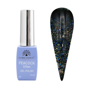 Oja Semipermanenta Peacock , Global Fashion 8 ML, 09 - TPO Free - Img 1
