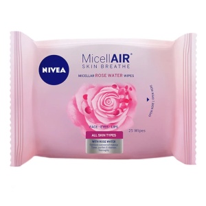 Servetele demachiante NIVEA Micellair Rose Water, 25 buc