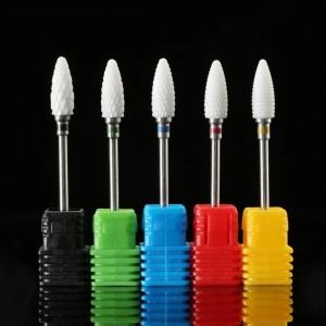 SET 5 capete profesionale pentru freza din ceramica, pentru gel