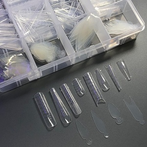 Smart Tips Mix 288 bucati top forme reutilizabile + silicone pads - 8 tipuri - Img 2