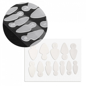 Soft Silicone French Pads pentru migdale scurte - Img 1