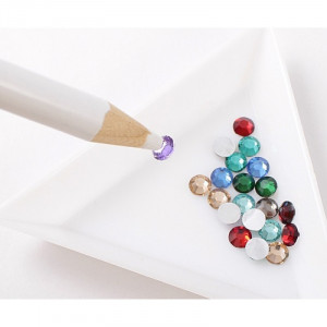 Tavita pentru nail art Mini Triangle Pink - Img 2