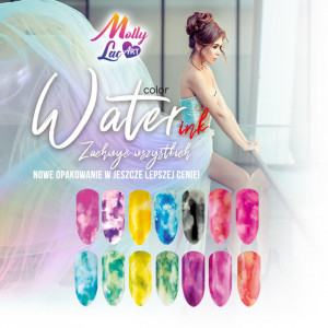 Water Ink MollyLac ART acuarela pentru decoratiuni Hema / di-Hema free No 25 - Img 4