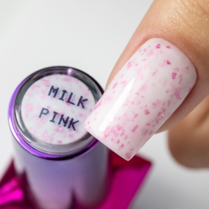 Flakes Rubber Base MollyLac Hema Free - Milk&Pink