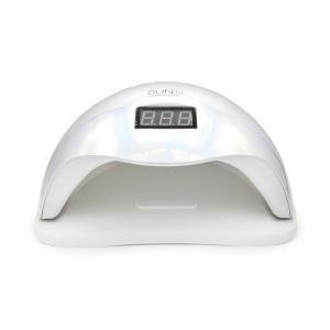 Lampa LED SUN 5 cu afisaj digital - 48 W - SILVER HOLO - Img 1