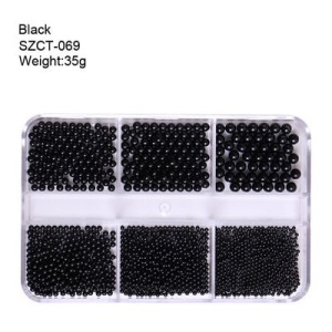 Set caviar diferite marimi set 6 Black