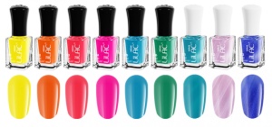 Set oja Lilac, Neon & Aqua effect - 9 bucati