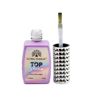 Top coat Mirror Shine effect „TOP SHINE” fără strat de dispersie, 011