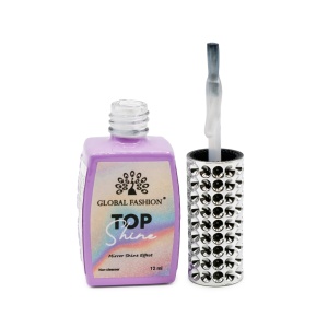 Top coat Mirror Shine effect „TOP SHINE” fără strat de dispersie, 06