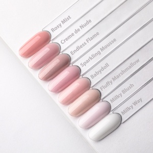 Base coat SOS Antidotum Molly Nails Sparkling Mousse TPO free 10g - Img 2