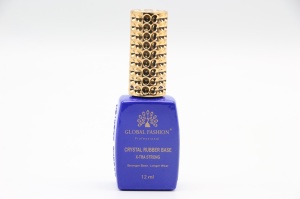 Bază pentru gel lac Global Fashion, Crystal Rubber Base X-TRA Strong 12 ml
