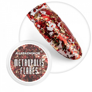 Decor pentru unghii Allepaznockie Metropolis Flakes No. 6 - Img 1