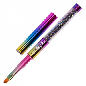 Pensula pentru unghii cu cristale limba de pisica nr 4 Molly Nails - Img 1