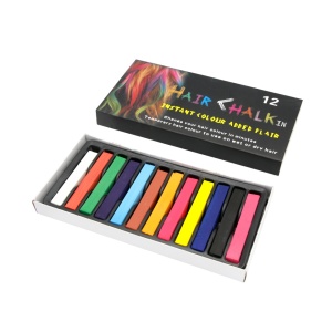 Set creta colorata pentru par HairChalk 12 buc - Img 1