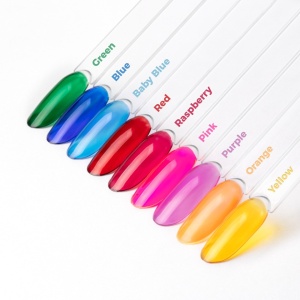 Top coat Crystal Glass Molly Nails, hema free & TPO free, yellow - Img 1