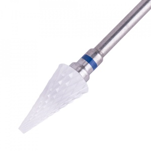 Bit conic ceramica pentru gel / underrefill - albastru - Img 2