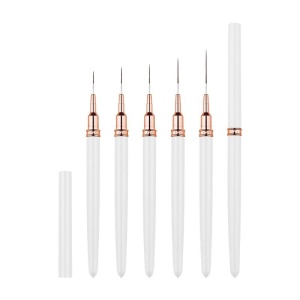 Pensula Unghii Liner, White Gold 4 mm - Img 2