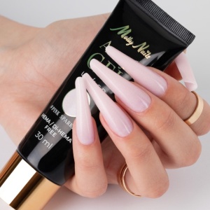 Acrylgel Molly Nails Pink Sparkle HEMA/Di-HEMA free & TPO free free 30ml - Img 8