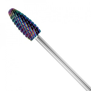 Capat freza din carbid, varf conic, rainbow M2-B-BL