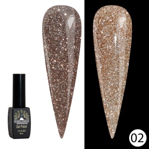 Disco Gel Shine Spectrum , Reflective, 8 ml 02