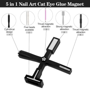 Magnet Multiform pentru unghii 5 în 1, negru - Img 5