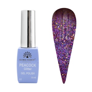 Oja Semipermanenta Peacock , Global Fashion 8 ML, 02 - TPO Free - Img 1