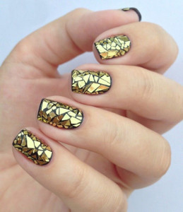 Paiete Glass Effect gold #1 - Img 2
