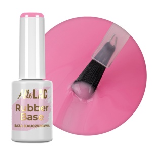 Rubber Base AlleLac Pink Punch HEMA/Di-HEMA Free TPO free Nr 4 - Img 1