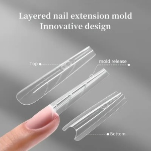 Set 240 Tipsuri Sandwich Dual Form Patrat Lung