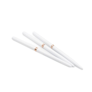 SET 3 Pensule Unghii Liner, White 4/8/12 mm - Img 2