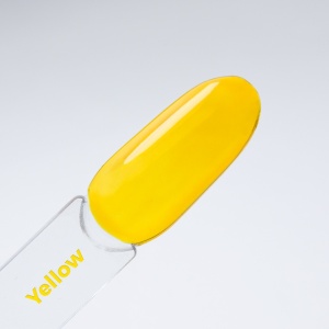 Top coat Crystal Glass Molly Nails, hema free & TPO free, yellow - Img 4