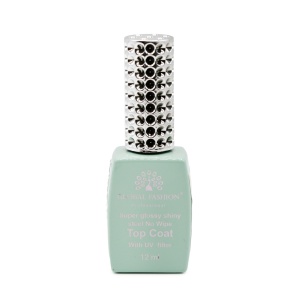 Top Coat cu filtru UV, Global Fashion, Super Glossy Shiny Top Coat cu filtru UV, 12ml