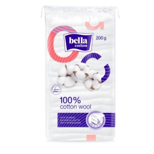 Vata Bella din bumbac, 200 g, cotton wool