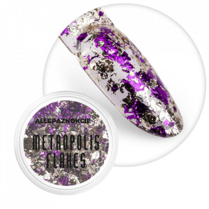 Decor pentru unghii Allepaznockie Metropolis Flakes No. 7 - Img 1