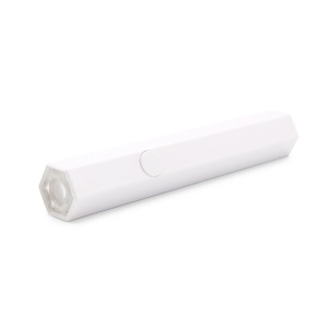 Mini Lampa UV/LED White hexagonală , alb