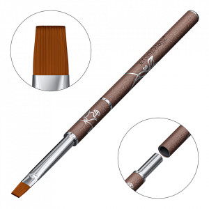 Pensula gel cu varf drept NB101 - Img 1
