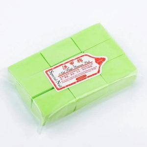 Servetele pentru unghii 1000 buc - Green - Img 1