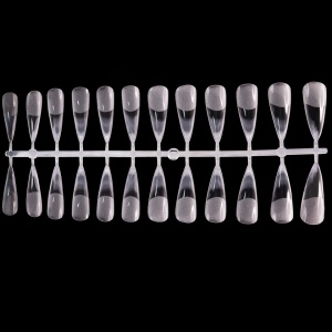 Tipsuri din gel pentru extensia unghiilor, 504 bucati, 12 marimi, forma stiletto