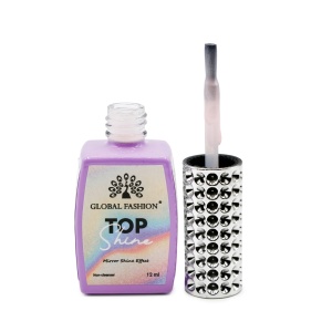 Top coat Mirror Shine effect „TOP SHINE” fără strat de dispersie, 05