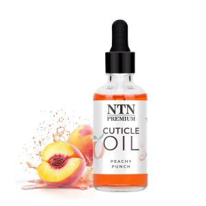 Ulei de cuticule NTN Premium cu pipetă, parfum peachy punch , 50 ml - Img 1