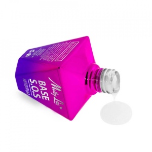 Base coat SOS Antidotum Molly Lac Nails Baza Hybrid Regeneratoare Clear 10 ml - Img 4